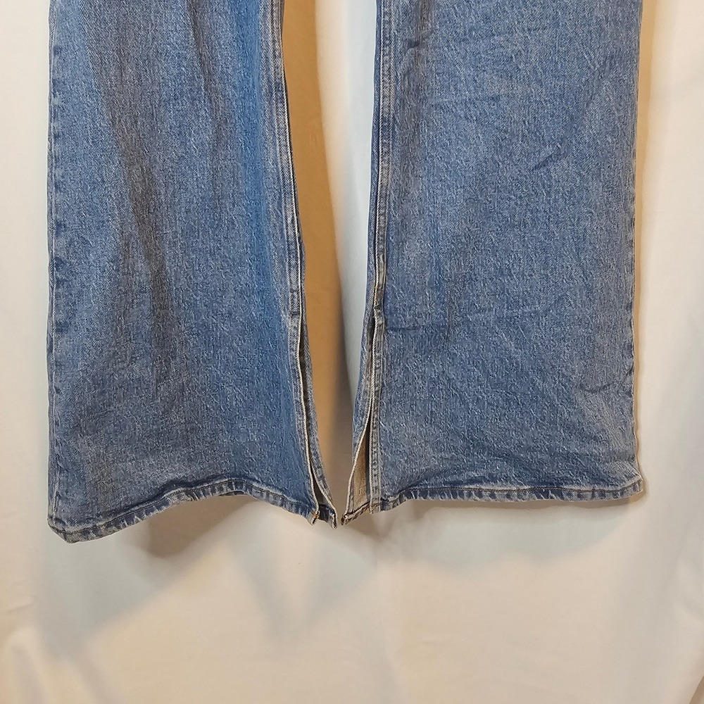 Abercrombie & Fitch The Vintage Flare High Rise Jeans Blue Medium Wash 35/20L - Picture 3 of 7